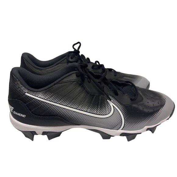 NEW! Nike Men's Alpha Huarache 4 Keystone Baseball Molded Cleats Size 13 Black - Picture 1 of 8